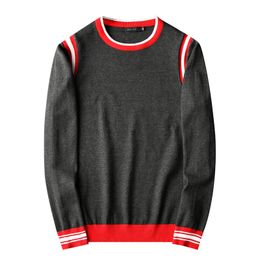 2016 color 4 Nueva Moda Para Hombre de los Suéteres Con