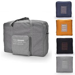 4 Colours Clothes Storage Bag Multifunctional Folding Waterproof Portable Storage Bags Outdoor Travel Large Capacity Luggage Bag DH0852