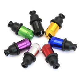 2019 Mini-round-head turning rubber nipple snuff bottle metal pipe fittings