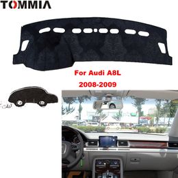 Car styling For Audi A8L 2008-09 Interior Dashboard Pad Cover Dash Mat Sticker Anti-Sun Velvet Instrument