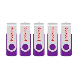 Purple 5PCS/LOT 1G 2G 4G 8G 16G 32G 64G Rotating USB Flash Drives Flash Pen Drive High Speed Memory Stick Storage for PC Laptop Macbook