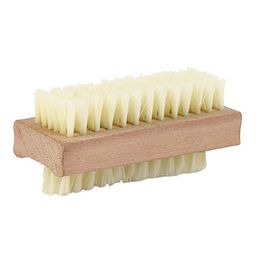 Natural Boar Bristle Brush Wooden Nail Brush or Foot Clean Brush Body Massage Scrubber free shipping LX8143