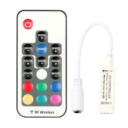 Led Strip 5 12 24 V Volt RGB USB IR RF Remote Controller 5V 12V 24V USB LED Strip light 17 Key Remote Wireless Controller