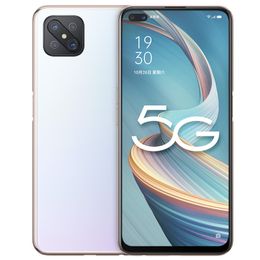 Original OPPO A92S 5G Mobile Phone 8GB RAM 128GB ROM MTK Dimensity 800 Octa Core Android 6.57" Full Screen 48.0MP OTG 4000mAh Face ID Fingerprint Smart Cell Phone