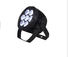 6 pieces free shipping led light bar 7x18w 6in1 rgbwa uv par can led par 64 uplighthers