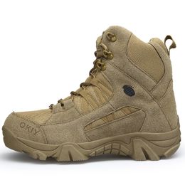 Winter Fashion Military Boots Men's Comfortable Ankle Boots Men Work Shoes Army Desert Combat Boots Men Snow Footwear