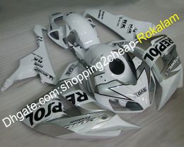 Fairing Kit For Honda 1000RR 06 07 CBR1000 RR 2006 2007 CBR1000RR Sportbike White Silver Body Fairings (Injection molding)