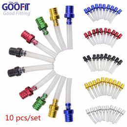 GOOFIT Fuel Tank Air Vent Gas Cap Oil Vent Hose Tube for Motorcycle ATV Dirt Pit Bike SSR Pack Of 10pcs E034-335-341