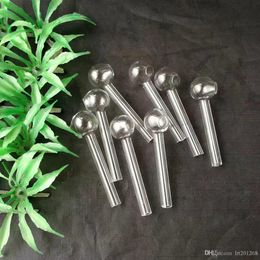 new Transparent straight pot , New Unique Glass Bongs Glass Pipes Water Pipes Hookah Oil Rigs Smoking with Droppe