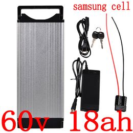 60V 18AH Lithium Battery Pack 13Ah 15Ah 18Ah electric Bicycle 1500W 2000W 2500W Scooter use samsung cell