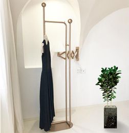 Nordic ins coat hanger clothes rack landing bedroom Furniture modern simple creative metal hanging cloth shelf