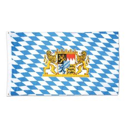 3x5 150x90cm Bavaria Flag Hanging National Flying Outdoor Indoor Usage, All Countries Polyester Fabric, Free Shipping