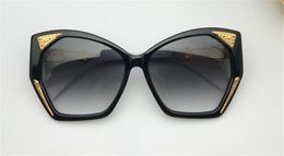 Wholesale-selling women designer sunglasses cat eye frame popular generous and oversize style 0410 uv400 protection eyewear