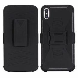 Rugged Military Grade Heavy Duty Case with Belt Clip Swivel Holster & Kickstand For iPhone X XS /iPhone XR /iPhone xs max