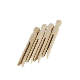 Wood Crafts 11cm Long Sewing Natural Wooden Clothes Pins Clothes Pegs DIY Doll Painting Making Decor Pins Clips LX1556