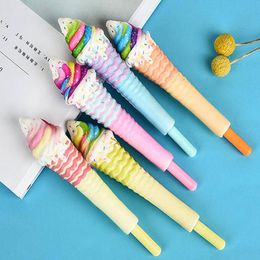 Soft decompression pen student stationery pinch pen gel pen