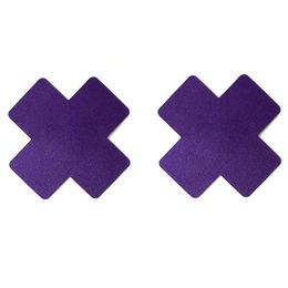 -Sexy Kreuz Brust Aufkleber x Form Einweg Selbstklebende Pasteten Nippel Abdeckung Unsichtbare Atmungsaktive Multicolor-Wahl