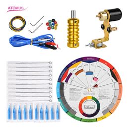 Motor Rotary Pen And Machines Tattoo Pen Gun Starters Kit Complete Complete Tattoo Set Cartridge Machine Rotatory Motor Kits Starter