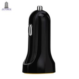 2019 NEW style 5V 2.1A 2 Port Mini Dual USB Car Charger Adapter Bullet For IPhone Samsung Universal Use car styling 50pcs/lot