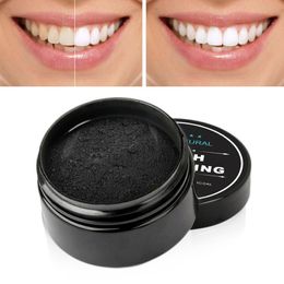 Black Teeth Powder Natural Tooth Whitening Cleaning Packing Premium Toothpaste Coconut Shell Activated Carbon Teeth Whitening Oral Care