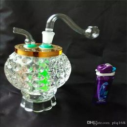 Pitchpot with base Bongs Oil Burner Pipes Water Pipes Glass Pipe Oil Rigs Smoking Free Shipping