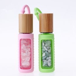 Silicone Roller Bottle Holder Sleeve- Essential Oil Bottle Protector- Protective Cover Travel Carrying Case 6styles RRA2542