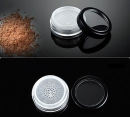 600pcs 10g portable loose powder jar with rotating sifter with twist up sifter powder container tins for cosmetic makeup SN150