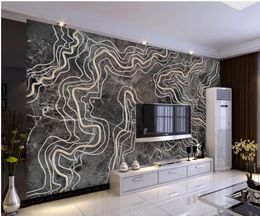Marble relief art TV background wall wallpaper for walls 3 d for living room