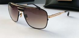 Gold/Brown Shaded Square Pilot Sunglasses Sun Glasses Mens sunglasses Shades New With Box