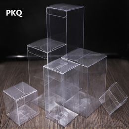 -Caja de regalo transparente de la caja de plástico del rectángulo de 30 tamaños Caja de visualización transparente para juguetes / joyería de chocolate Embalaje de caramelo 30pcs