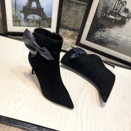 Hot Sale Fashion Luxury Designer Women's Shoes Flat Black Leather Boots Women's Shoes Designer Women's High Heels Designer Shoes