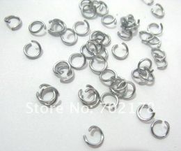 100pcs 8mm New Cheap Beads Jewelry Findings Hot Open Jump Split Rings Connector for DIY Jewelry Findings Making