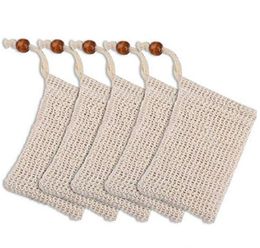 Natural Exfoliating Mesh Soap Saver Sisal Soap Saver Bag Pouch Holder For Shower Bath Foaming And Drying GD491