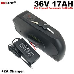 36V 17AH E-bike Lithium Battery for Bafang 350W 500W 850W Motor Electric bike Battery 36V +USB Port Power Switch Free Shipping