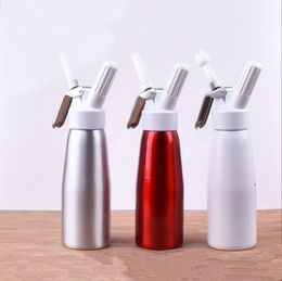 Aluminum Cream Gun Dining & Bar Water Bottles Drinkware Dining & Bar NEW 500 Ml Whip Coffee Dessert Fresh Cream Butter EEA292