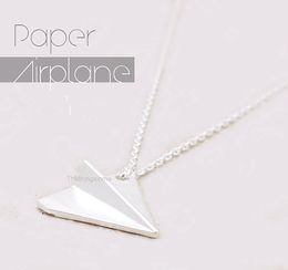 origami bracelets UK - 30 New Fashion Origami Plane small aircraft charm Bracelet Tiny Airplane Paper model lucky woman mother men's family gifts jewelry