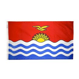 3x5ft 150x90cm Custom Kiribati Flag Cheap Price Digital Printed 100% Polyester Advertising Outdoor Indoor ,Most Popular Flag