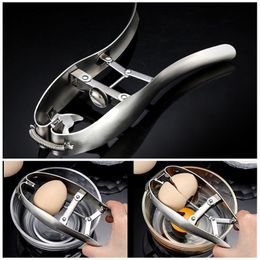 Kitchen Gadget Fast Egg Openers Stainless Steel Egg Shell Opener Artefact Egg Openshell Artefact Magic Eggs Opening Device BH2811 TQQ