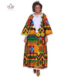 2019 Atacado Vestidos Africanos para Mulheres Dashiki Ropa África Tradicional Robe Africano Vestidos de Impressão Africana WY175