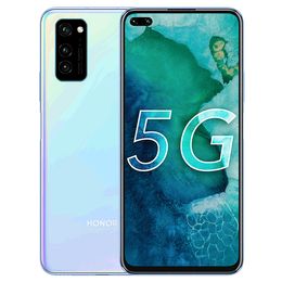 Original Huawei Honor V30 5G Mobile Phone 6GB RAM 128GB ROM Kirin 990 Octa Core Android 6.57" Full Screen 40.0MP AI NFC Fingerprint ID 4200mAh Smart Cell Phone