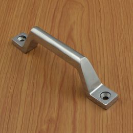 one pcs solid Stainless steel bow door handle industrial cabinet heavy equipment tool box knob chassis cabinet pull toolbox handle hardware