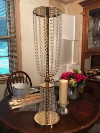 crystal tall wedding candelabra centerpiece, wedding chandelier Centrepiece , aisle stand centerpiececs for wedding even party decotation800