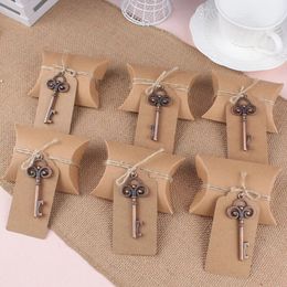 DIY Rustic Wedding Favours Paper Candy bag Bottle Opener Keychain Tag Gifts for Guests Wedding Souvenirs Party Decoration