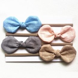 Baby Headbands Bunny Ear Cotton Headbands Children Hair Accessories Kids Turbon Knot Hairbands Baby Girls Bow Headwear Headdress