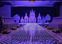 Mirror floor 60*60 cm Shine LED Flash Mirror Carpet Aisle Runner Bar Club Wedding T Station Stage Decoration Props New Arrival EEA481