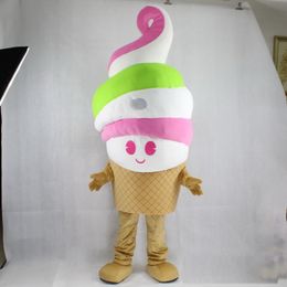 2018 Discount factory sale EVA Material ice cream Mascot Costumes Cartoon Apparel Birthday party Masquerade