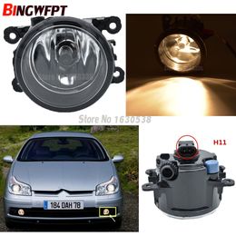 2pcs/pair Fog Lamp Assembly Super Bright LED Fog Light ForCitroen C5 Break RE_ 2004 2005 2006 2007 Halogen light 55W