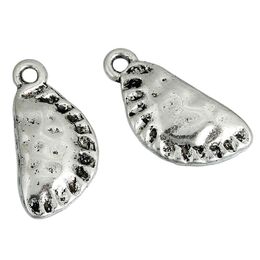 Wholesale- Alloy Charms Pendants Cornish Pasty Antique Silver 22mm( 7/8") x 10mm( 3/8"),10 PCs findings new jewelry making DIY