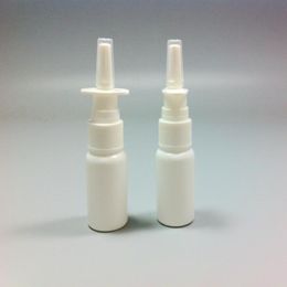 2019 Free Shipping Wholesale 1000 pcs 10ml White Empty Plastic Nasal Spray Bottle 10ml Nasal Atomizers LX1098