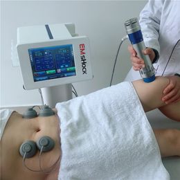 Portable acoustic radial shock wave therapy machine with EMS electric muscle stimulation machine for better physiotherapy